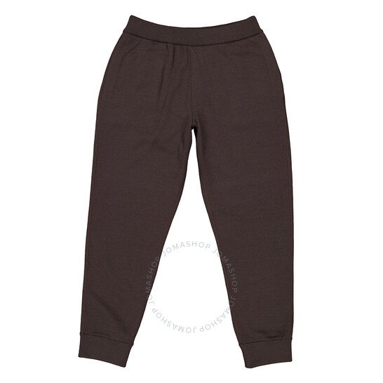 Burberry Asian Fit Logo-Embellished Wool Jogging Pants, Size