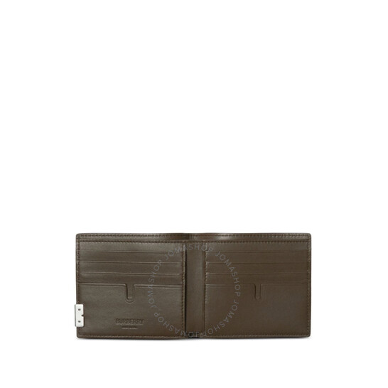 Burberry B-Cut Bi-Fold Calf Leather Wallet 8080664