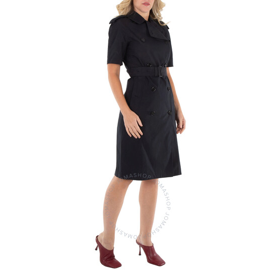 【送料&関税込】Burberry Black Satin Dress Burberry Black Silk Satin Slip Dress With Fringed Detail