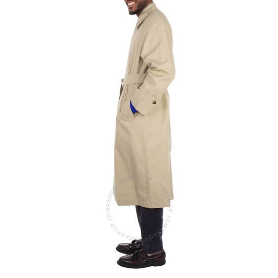 【関税&送料込】Burberry Embroidered Gabardine Bradford Tren Burberry Bradford Car Coat Gabardine Long Coat, Brand Size
