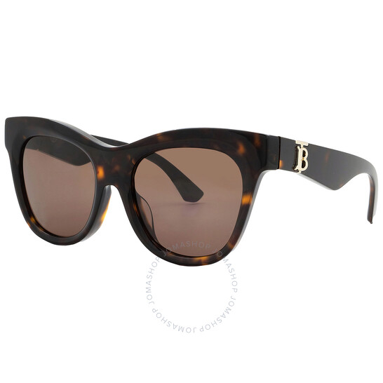 サングラス BURBERRY Woman Sunglasses Brown 0BE4418 300273 Burberry Brown Butterfly Ladies Sunglasses BE4418F 300273 54
