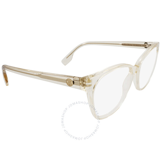 メガネ Burberry BE2345 3852 Clear Yellow Cat-Eye Frame Burberry Caroline BE2345 3852 Glasses - US