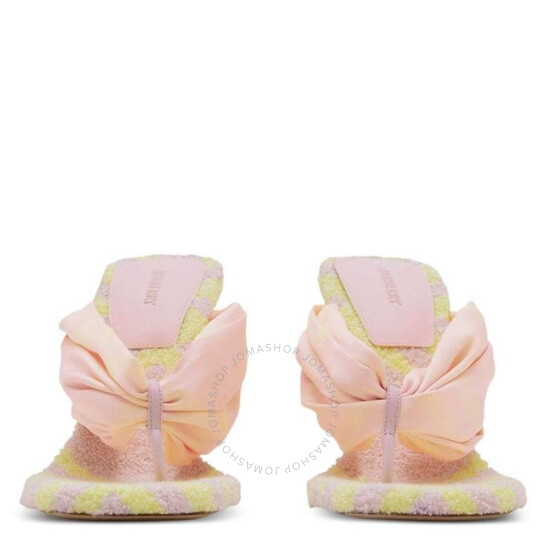 サンダル・ミュール BURBERRY POOL CHECK SANDALS Burberry Check Pool Heeled Sandals, Brand Size 38 (US Size 8
