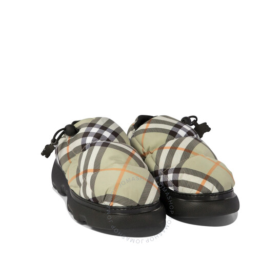 【関税&送料込】Burberry Printed Fabric Pillow Check Slip On Burberry Printed Fabric Pillow Check Slip Ons | Balardi