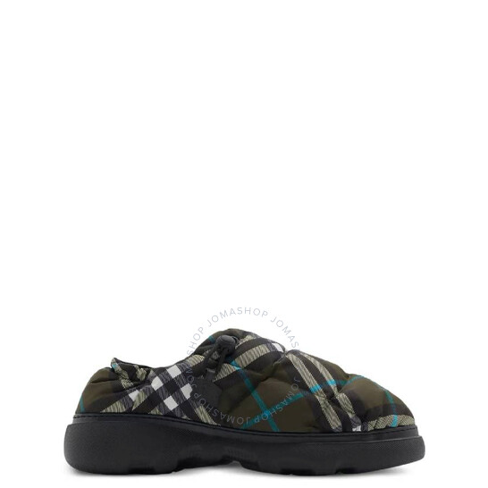 Burberry Check-Print Pillow Mules, Brand Size 40 ( US Size 7
