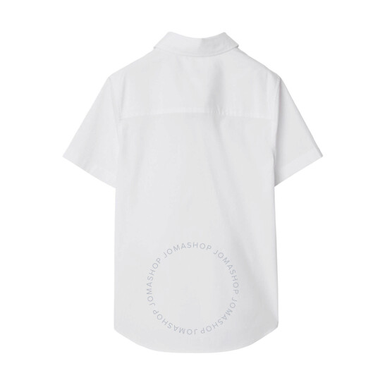 Tシャツ・カットソー Burberry SS25 Embroidered poplin shirt (8101133 C1849) Burberry Embroidered Poplin Shirt | italist