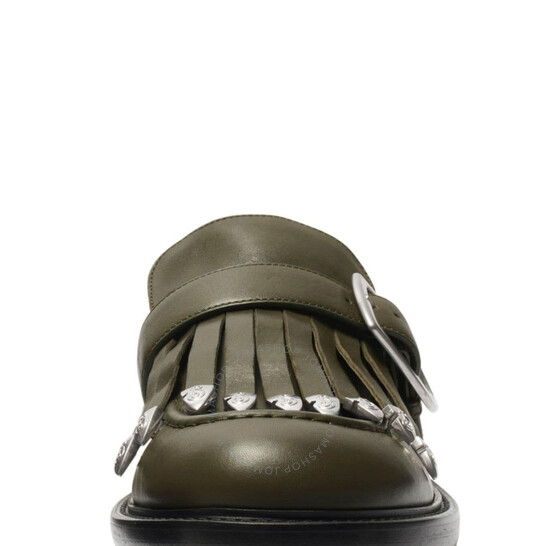 Burberry Cobble Fringe Loafers, Brand Size 39 ( US Size 6