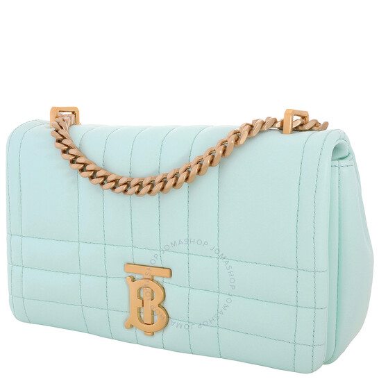 Burberry Cool Mint Quilted Small Lola Bag 8070495