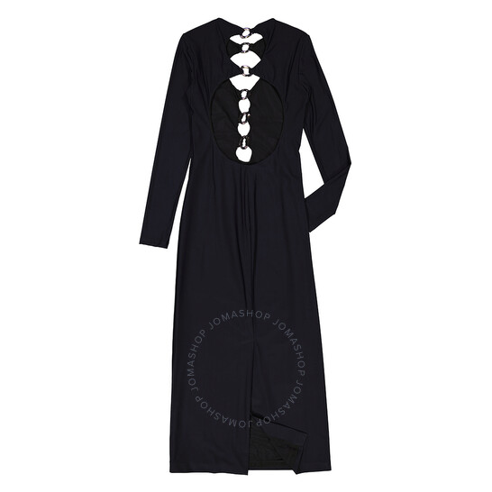 Burberry Corrine Open-Back Dress, Brand Size 0 (US Size 00