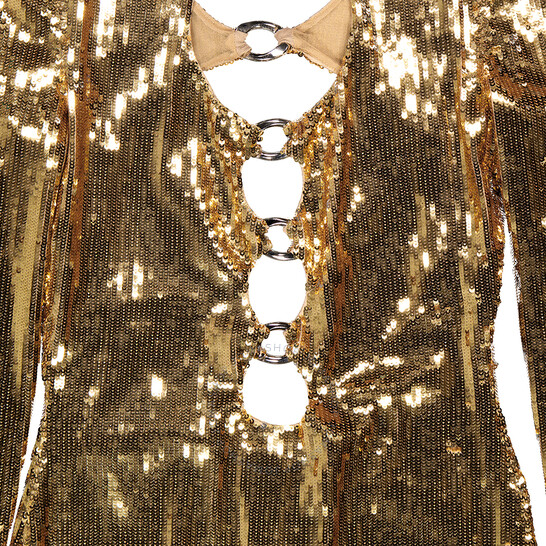 送料関税込♡BURBERRY CORINNE シースドレス Burberry Corrine Sequin Cut-Out Maxi Dress - Gold, Brand