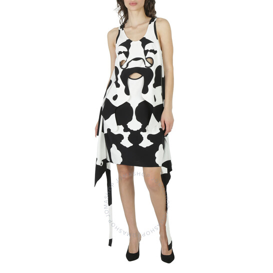 【関税&送料込】Burberry Printed Viscose Dress Burberry Ekd Print Viscose Flag Dress | ShopSimon