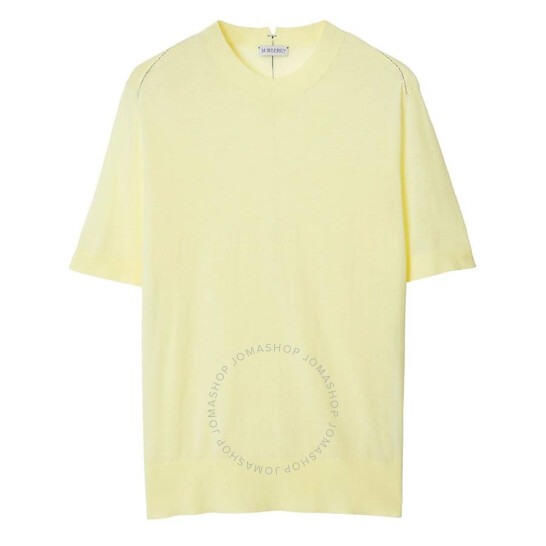 Burberry Crewneck Wool T-Shirt, Size Medium 8083637