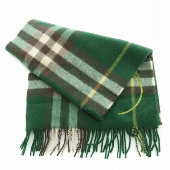Burberry Dandelion Embroidered Check Cashmere Scarf 8083578