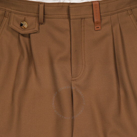 ★★Adairs★★ Burberry pants brown IS7425 Burberry Men's Black Embellished Mohair Wool Classic Fit