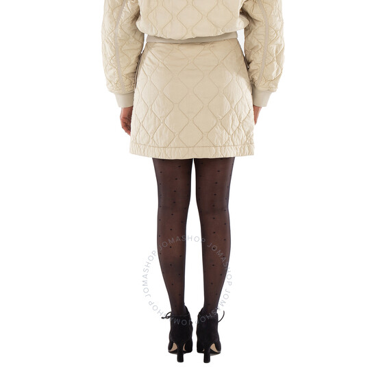 Burberry Diamond-Quilted Miniskirt, Brand Size 6 (US Size 4