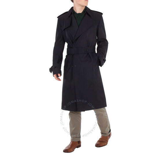 トレンチコート BURBERRY SILK BLEND TRENCH Black Silk-blend twill trench coat | BURBERRY | NET-A-PORTER