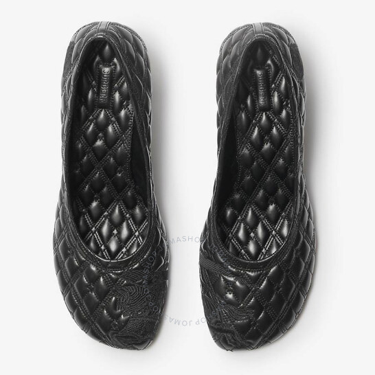 【Burberry】70 EKDレザーミュール 70 EKD leather mules in black - Burberry | Mytheresa
