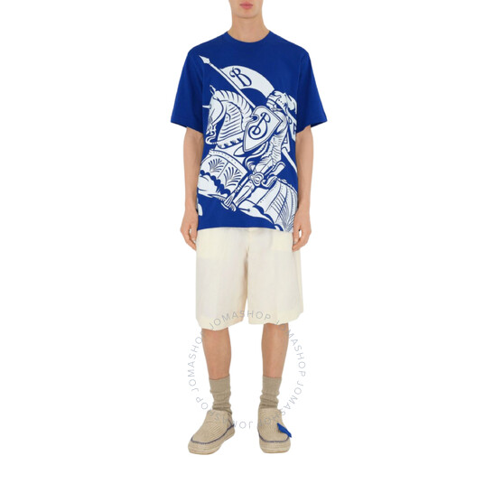 Tシャツ・カットソー Burberry SS24 T-SHIR WITH EKD PATCH (8083593 B7264) Burberry EKD Print Cotton T-Shirt, Size X-Large 8089743