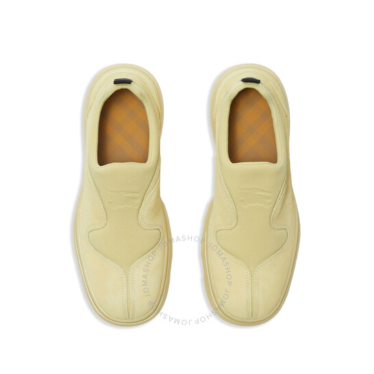 Burberry EKD Slip-On Suede Foam Sneakers, Brand Size 40.5