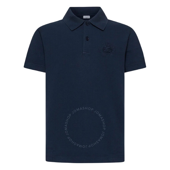 Burberry EKD-Embroidered Short Sleeved Cotton Polo Shirt
