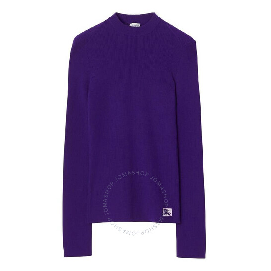 Burberry Equestrian Knight Logo Wool Blend Sweater, Size X