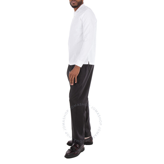 Burberry Hartford Long Sleeve Polo Shirt, Size Large 8084403