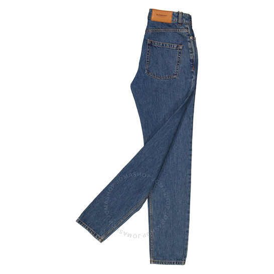 Burberry High Waisted Slim-Fit Denim Jeans, Waist Size 27
