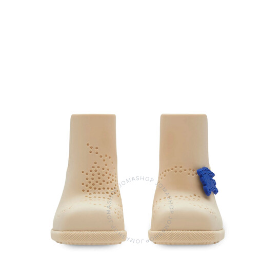 Burberry Highland Equestrian Knight Square-Toe Mules, Brand