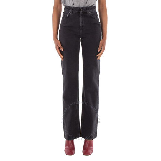 デニム・ジーパン BURBERRY STRAIGHT FIT DENIM JEANS Burberry High-Rise Straight-Leg Denim Jeans, Size 25