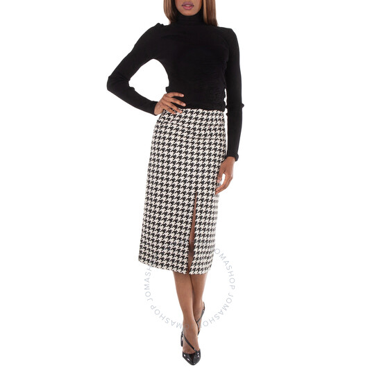 【送料&関税込】Burberry Argyle Pattern Skirt Burberry Argyle Check-Pattern Knitted Skirt, Size Medium