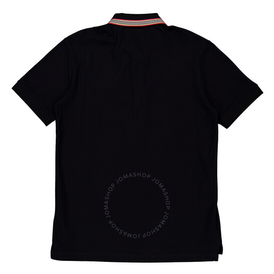 ★★Adairs★★ Burberry Polo Shirt Carbon IS7419 Black Logo Check Polo Shirt - kids atelier