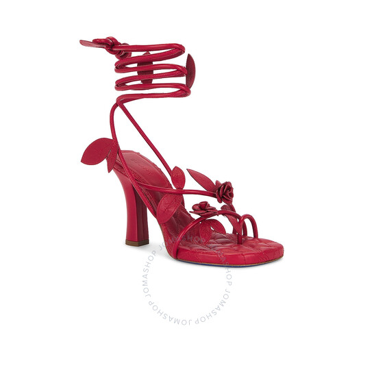【関税込み】Burberry ゴールド Ivy Flora ヒールサンダル Burberry Gold Ivy Flora Heeled Sandals | ssense | REVERSIBLE