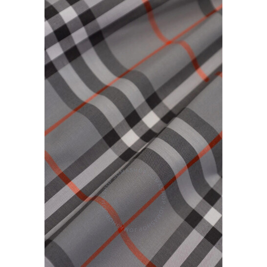 Burberry Kids Check-Print Short-Sleeved Blouse, Size 6Y