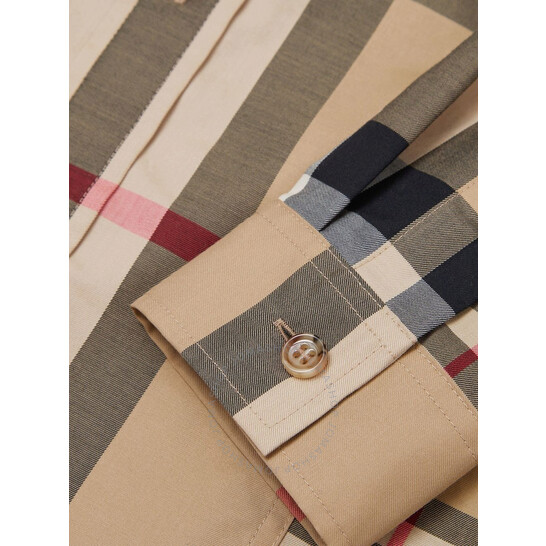 Burberry Kids Vintage Check Cotton Shirt, Size 4Y 8061467