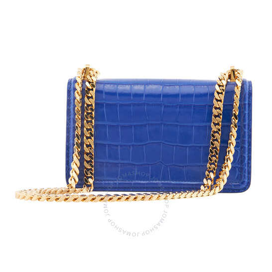 Burberry Knight Crocodile-Effect Leather Mini TB Bag 8074078