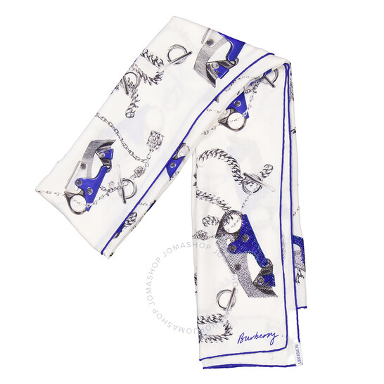 Burberry Knight Hardware Print Silk Scarf 8089031