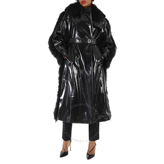 burberry plastic trench coat