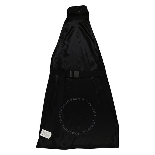 ワンピースその他 BURBERRY Women Dresses 8054439 A1189 Black Burberry Ladies Black Silk Bib Funnel-Neck Sleeveless Dress
