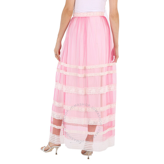 スカート Burberry SS23 Lace skirt (8067787 OPTICWHITE) Burberry Lace skirt - White - Women | 8067787 | thebs.com