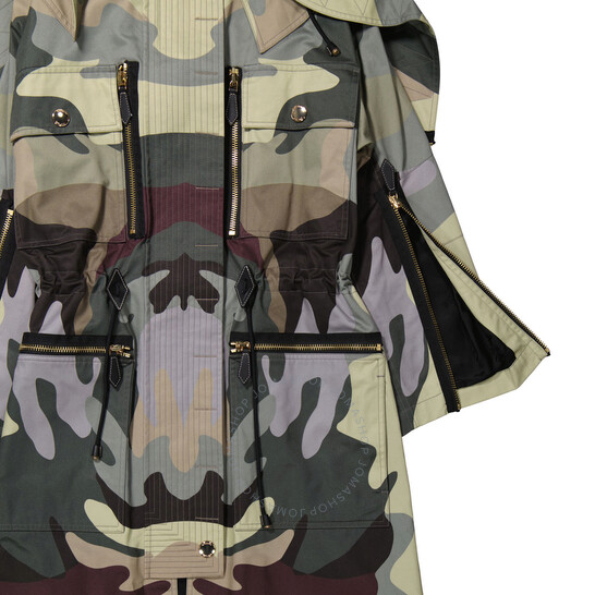 アウターその他 BURBERRY Women Outer 3019174 8113591 C2491 GREEN Check Lightweight Jacket in Sand - Women, Nylon | Burberry
