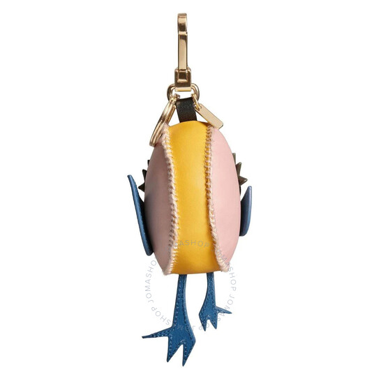 Burberry【レザー製のバード☆The Bird Leather Charm】 Burberry Larch Yellow Derek The Bird Leather Charm 8001392