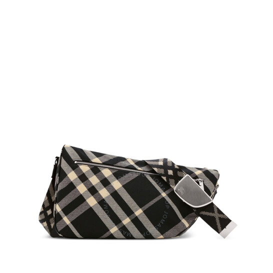 Burberry Large Shield Checked Messenger Bag 8089304