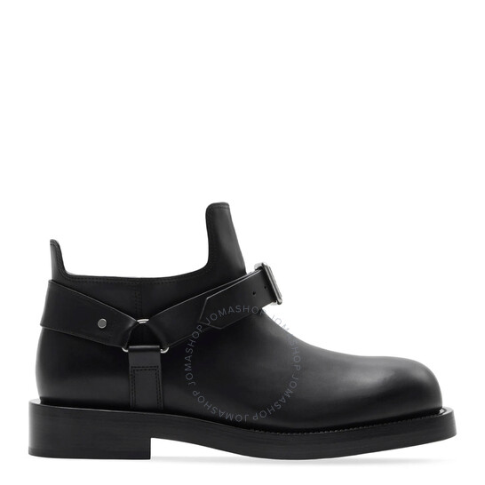 Burberry Leather Saddle Boots, Brand Size 42 ( US Size 9