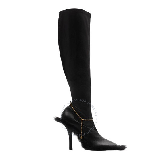 Burberry Leather Slinky Legging High Boots, Brand Size 37