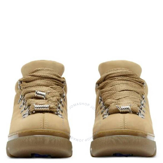 Burberry Leather Trek Lace-Up Boots, Brand Size 38 ( US Size