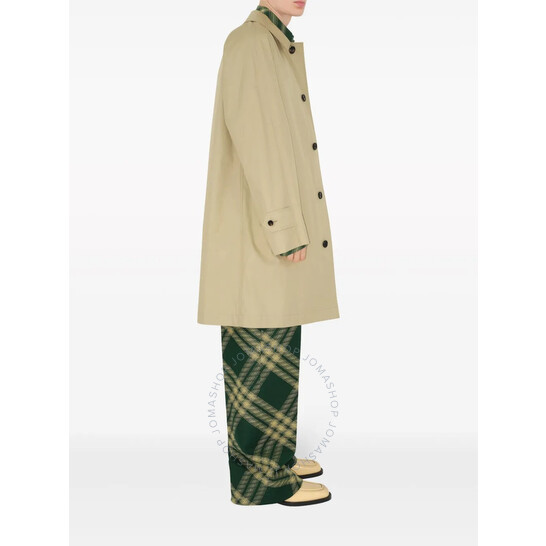 【格安】バーバリー Gabardine Raglan Coat Long Waterloo Heritage Trench Coat in Coal blue - Women