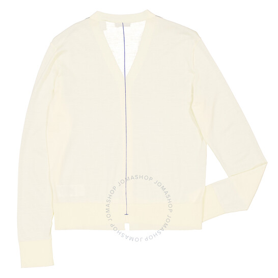 Burberry Long Sleeve Button-Up Cardigan, Size Medium 8083636