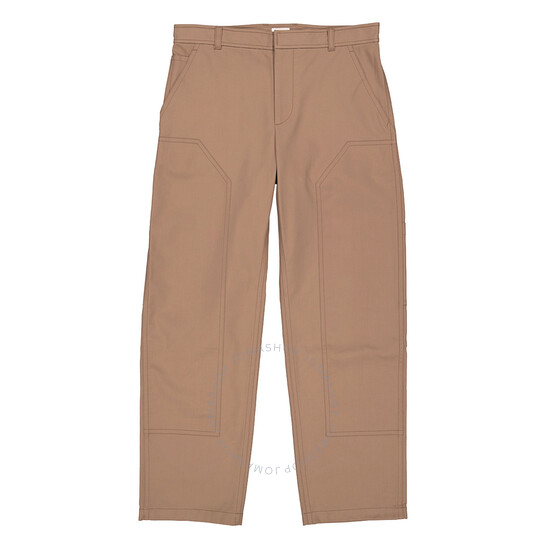 Burberry パンツ Burberry Men's Cotton Twill Tailored Trousers In Warm Walnut