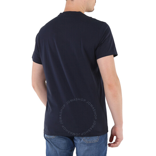 Tシャツ・カットソー Burberry FW24 'Sherfield' shirt (8079595 NAVY) Logo - SchaferandweinerShops Sweden - embroidered T - shirt