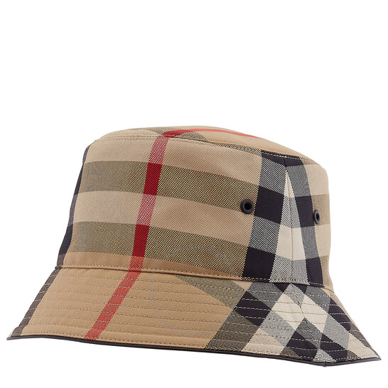 名作 Men's Burberry Vintage 8050065 Small Size Hat, Bucket Check シーツ・カバー